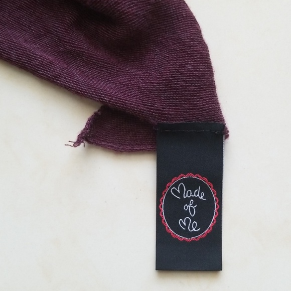 Long Asymmetrical Tie-Dye Scarf Knit Scarf / Wrap - Picture 7 of 8